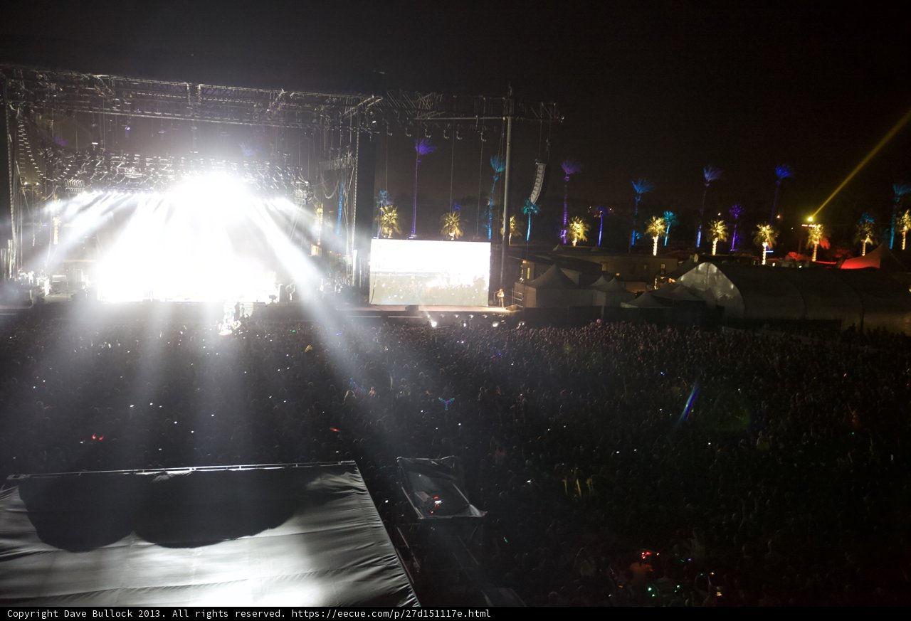 Lighting Up the Night Sky at Coachella