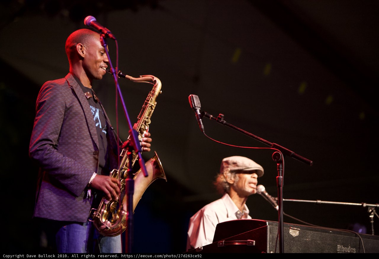 Saxophone Duo Rocks the Stage