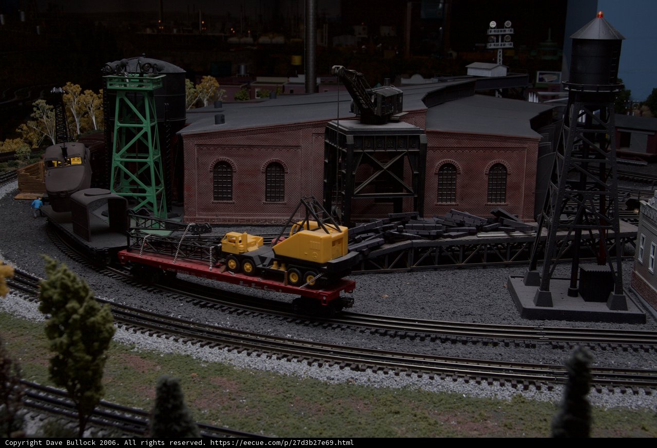 Train and Crane Diorama