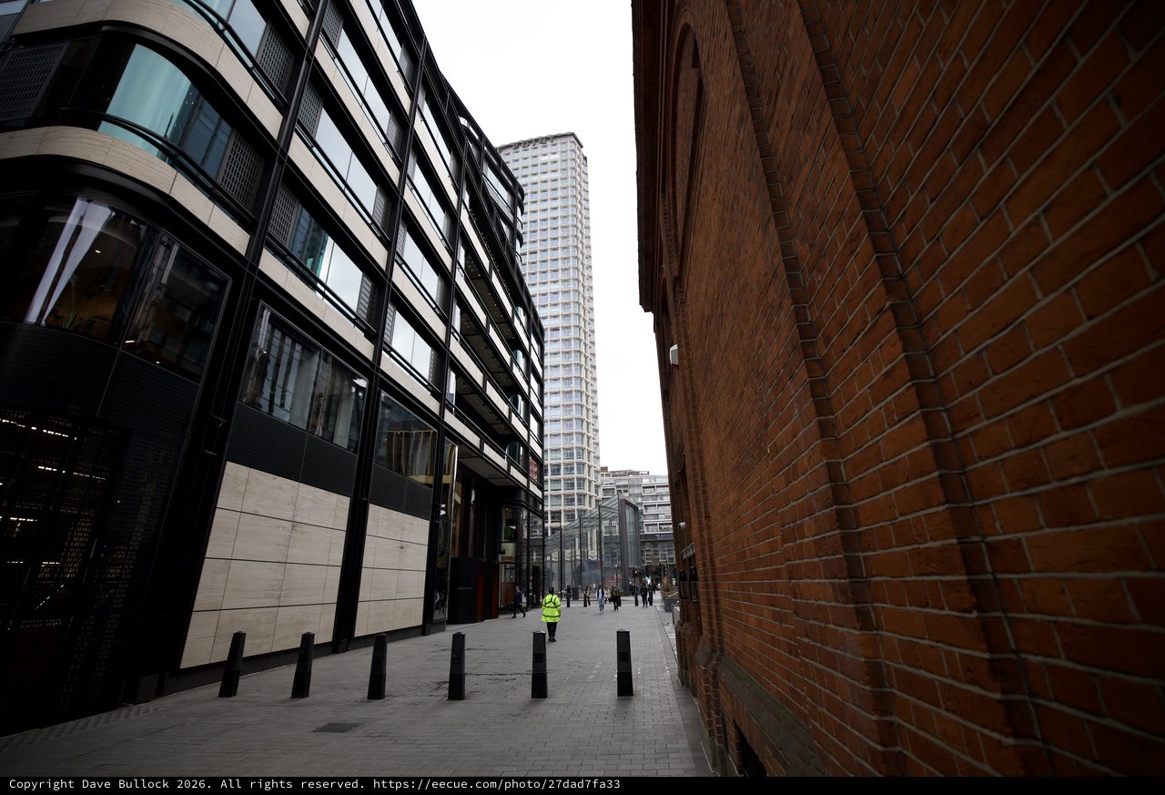 Modern Urban Canyon: Contrasting Architecture in London