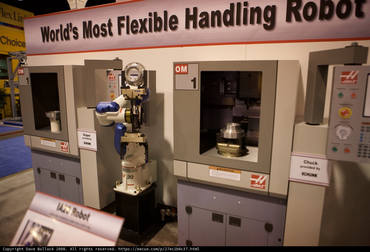 Robot Display in the Automation Show