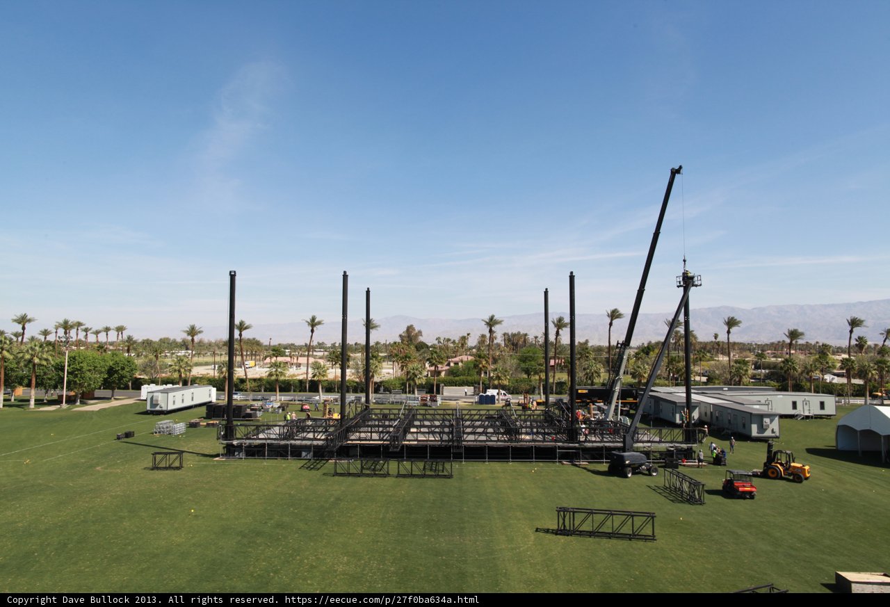 Stage in the Middle of a Field