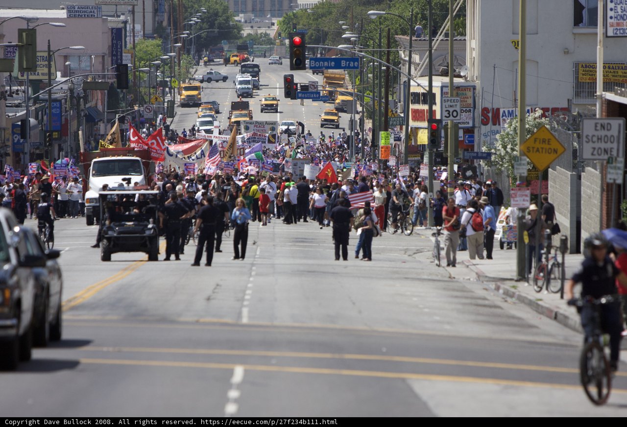 Mayday Rally Brings Large Crowd to City Streets