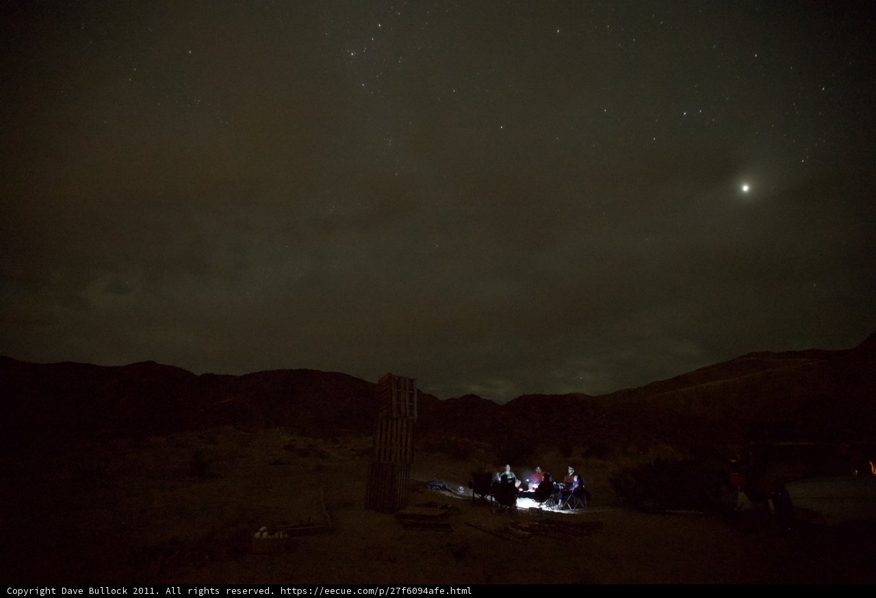 A Night of Stargazing in the Desert