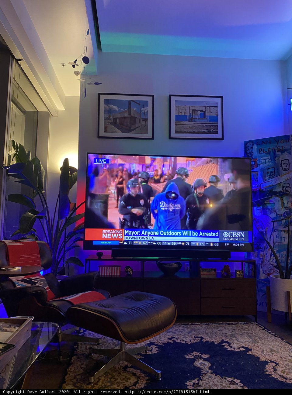 Entertainment Center in a Modern San Francisco Living Room