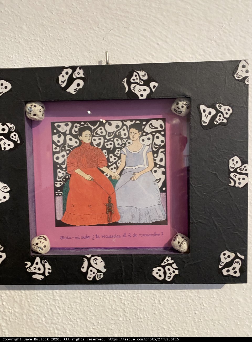 Artistic Women in Pink Frame