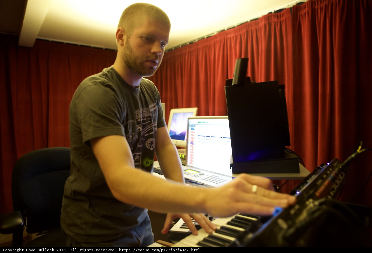 Morgan Page in the Recording Studio