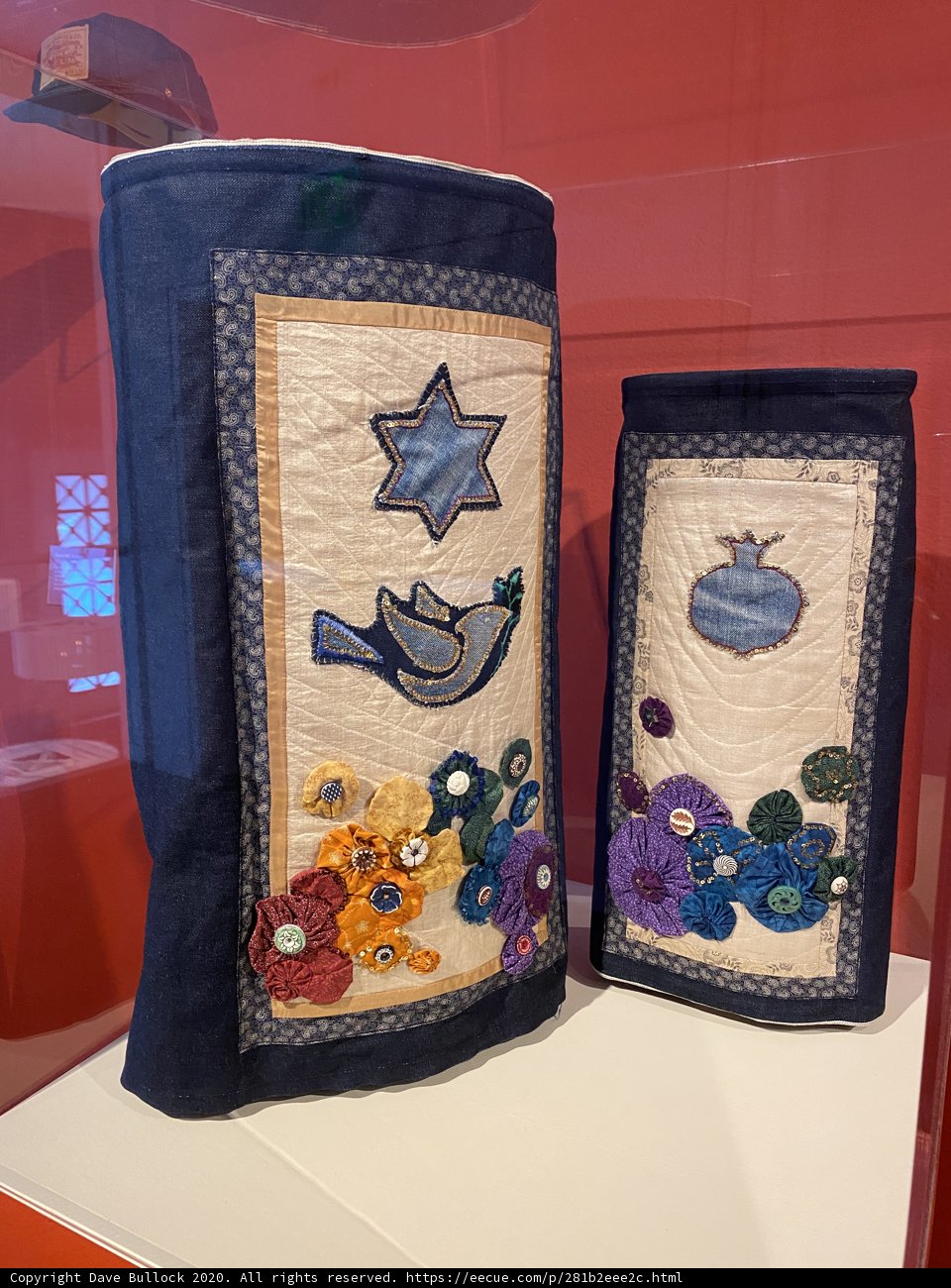 Handcrafted Embroidered Bags on Display
