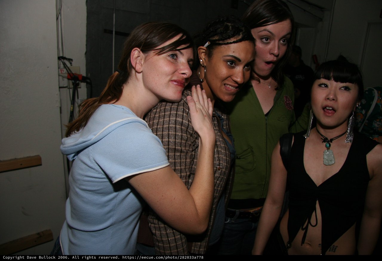 Four Friends Celebrate New Year's Eve 2005