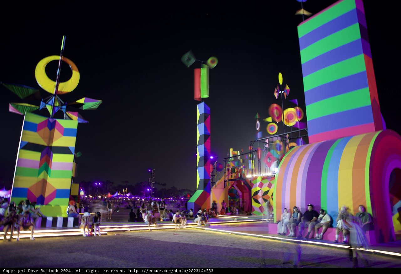 Spectacular Night at Coachella: A Carnival of Colors