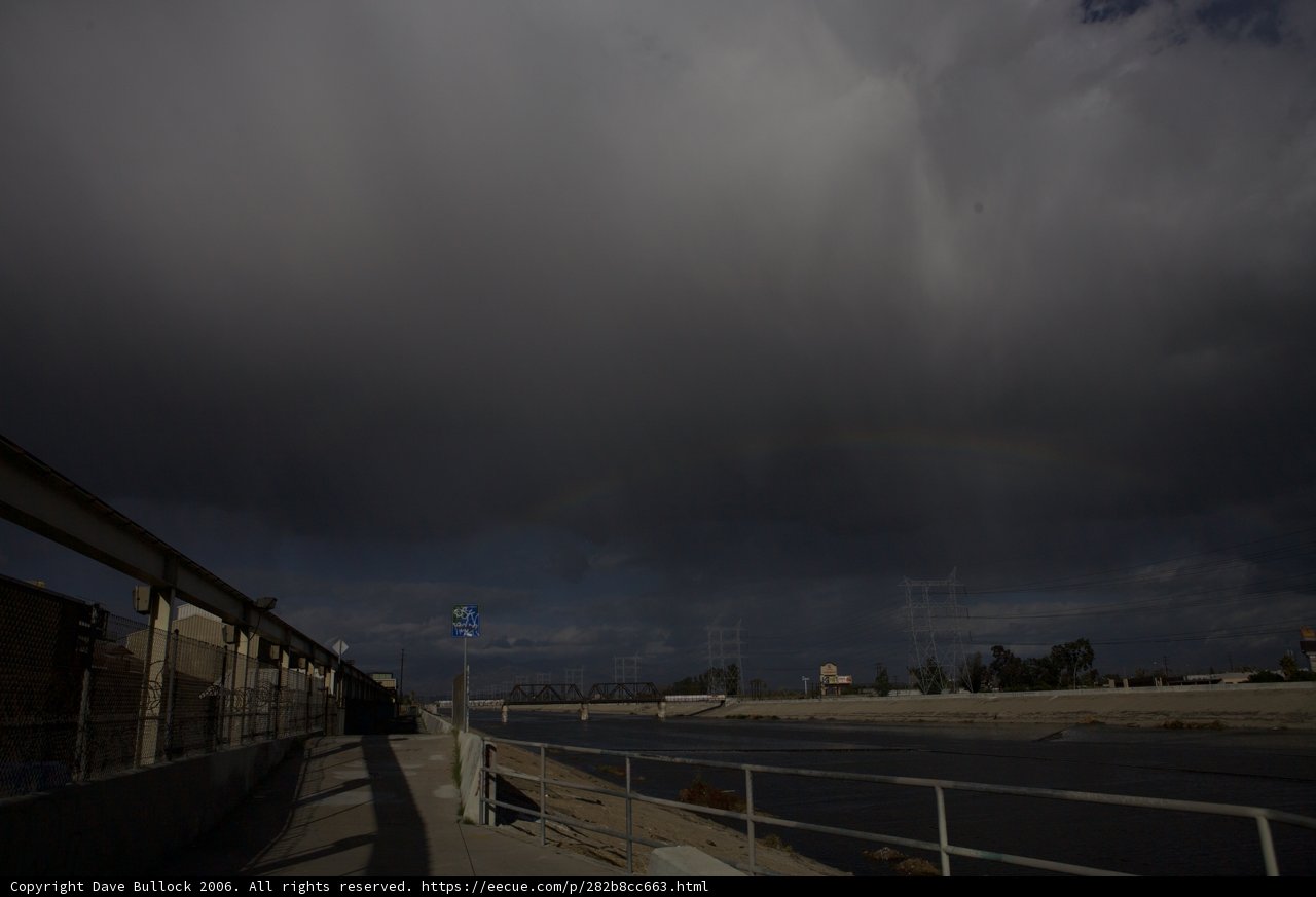 Rainbow over San Diego River