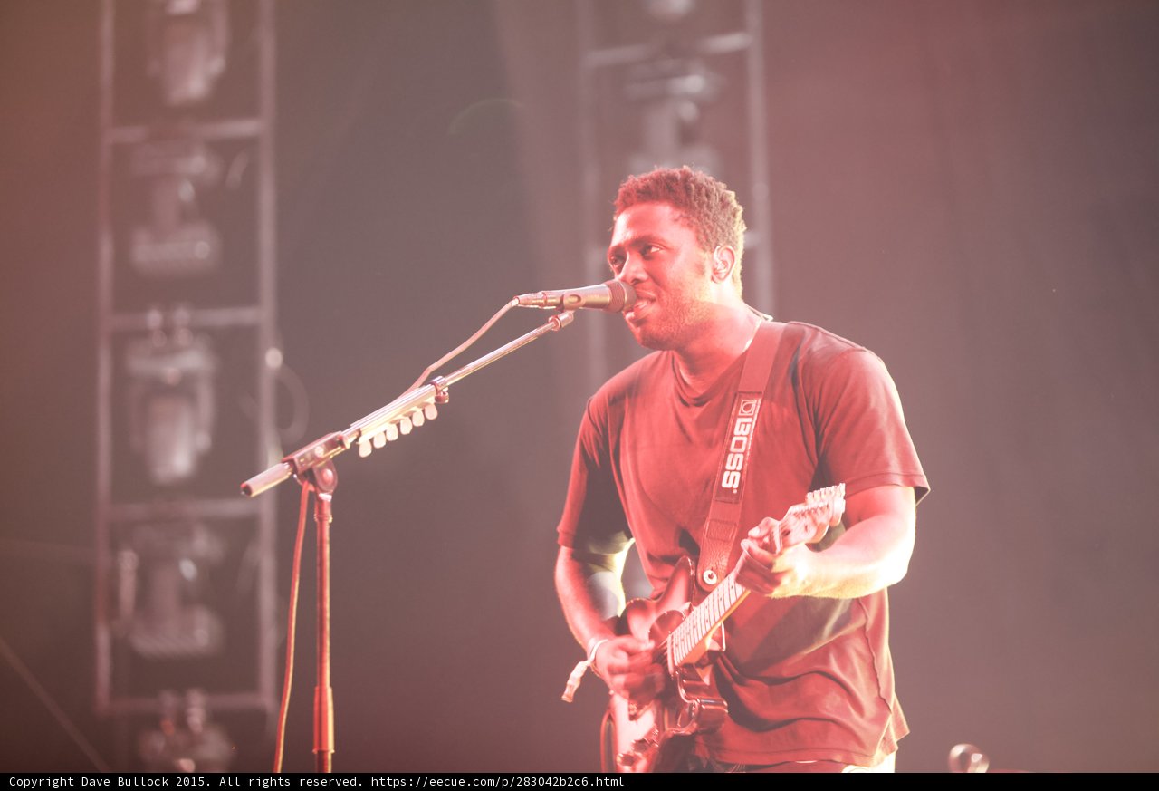 Kele Okereke with PA System