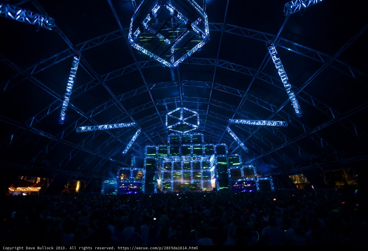 Lights Up on Coachella Stage