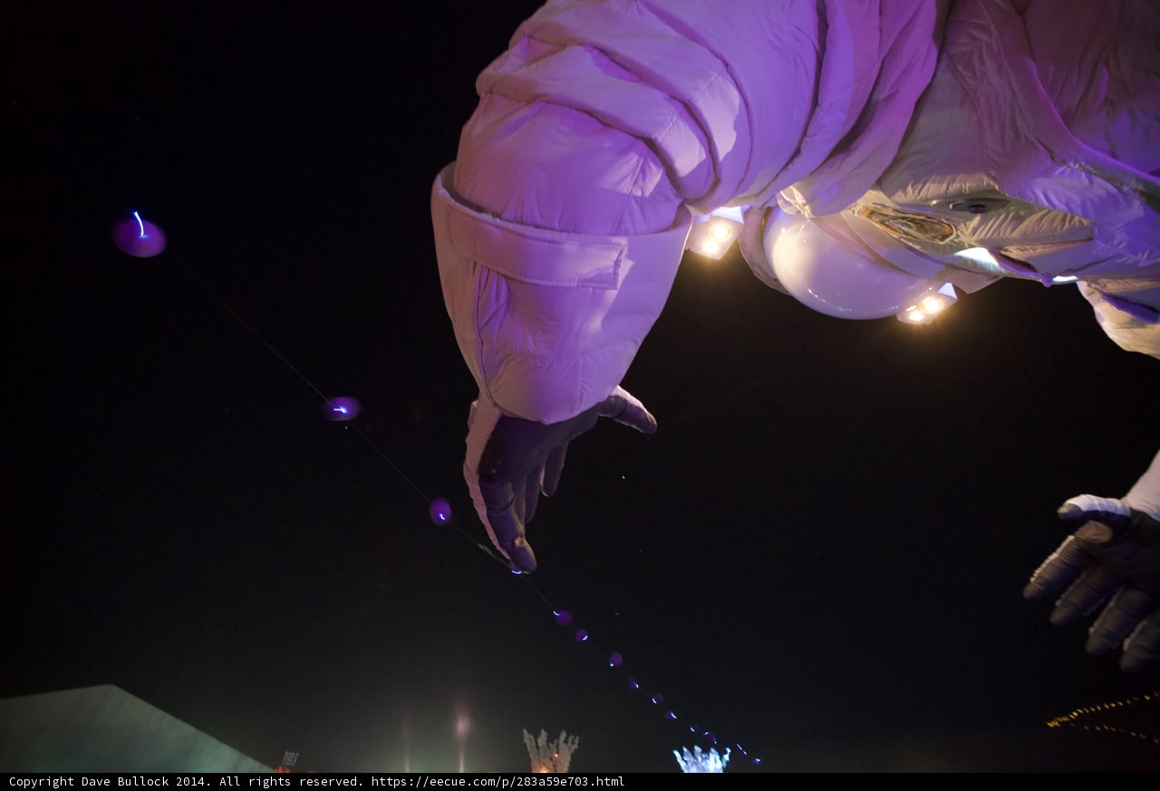 Space Man Hangs at Coachella