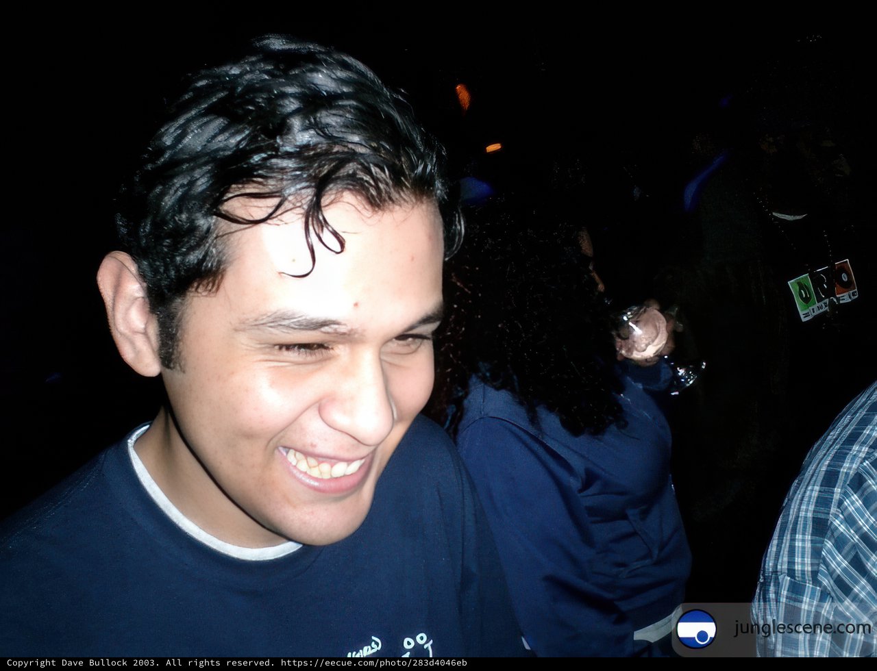 Smiling Through the Crowd
