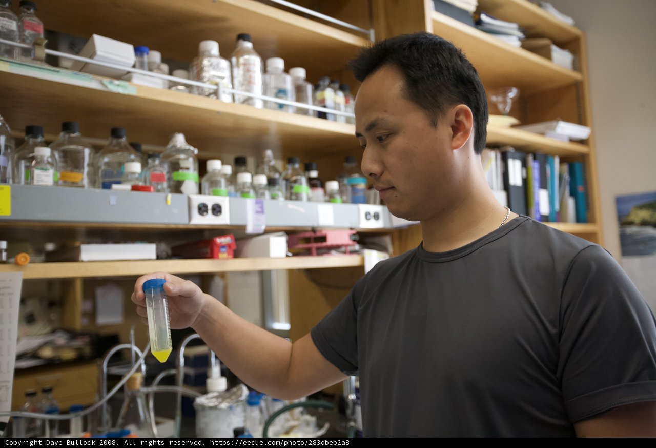 The Man and the Container in the Lab