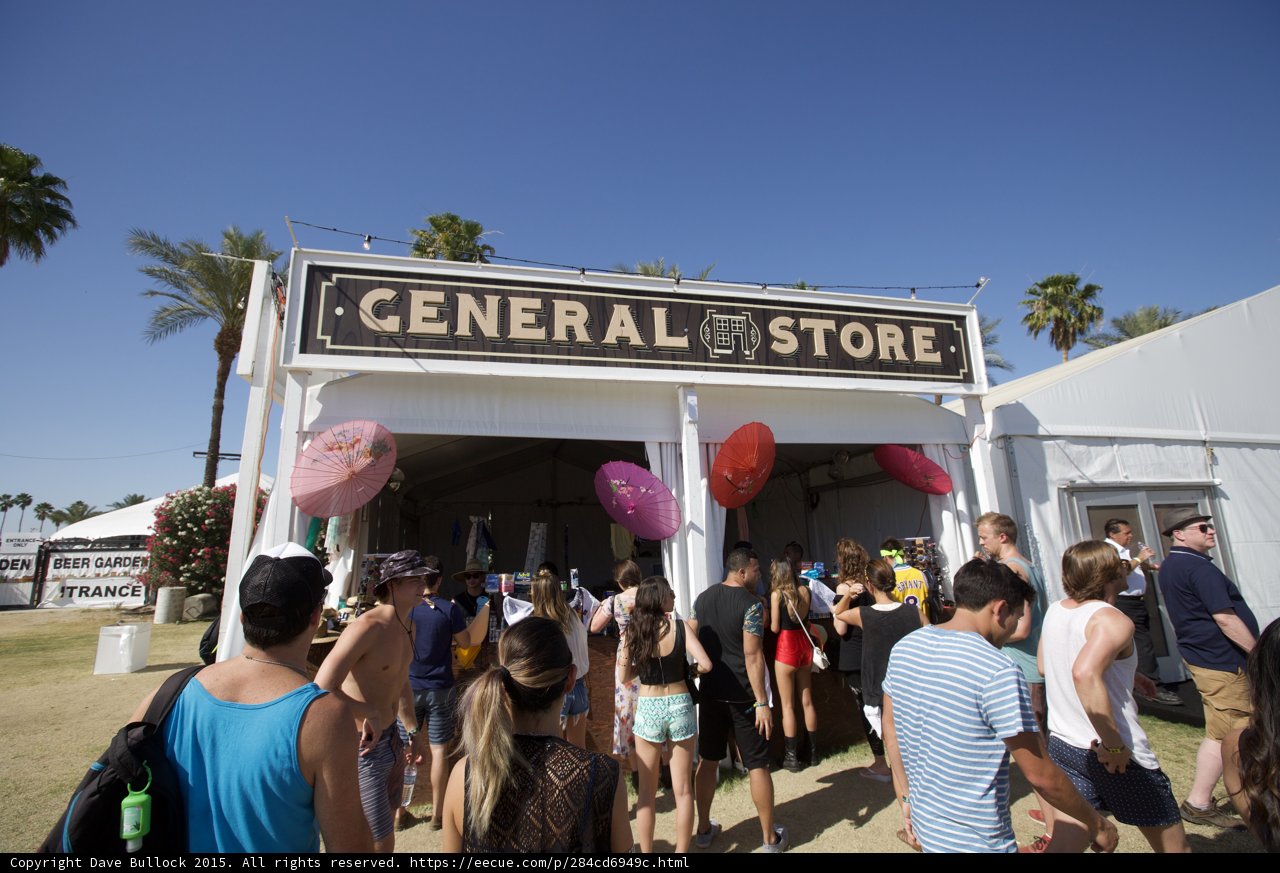 Shopping at Coachella's General Store