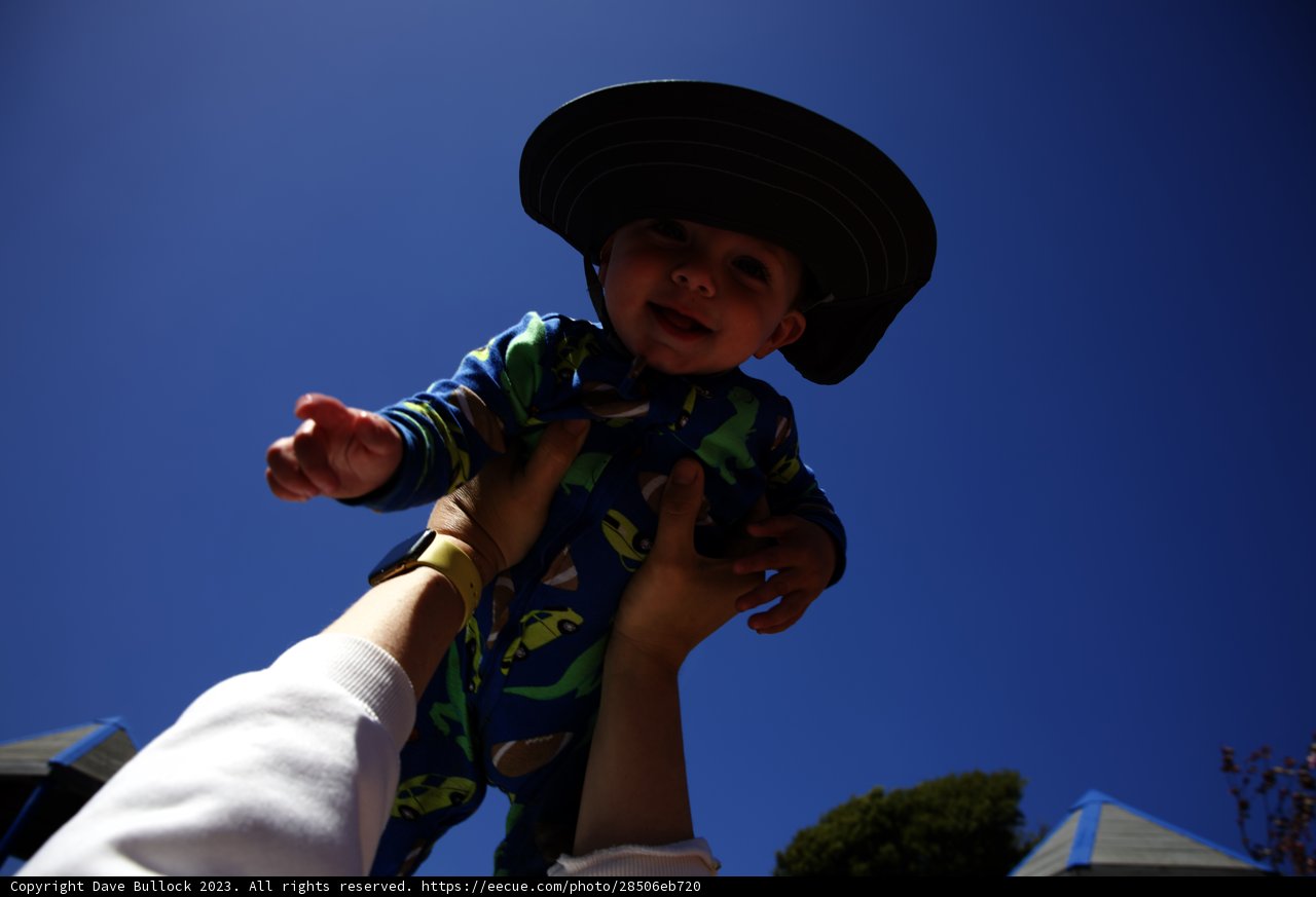 Adorable Baby in Stylish Hat