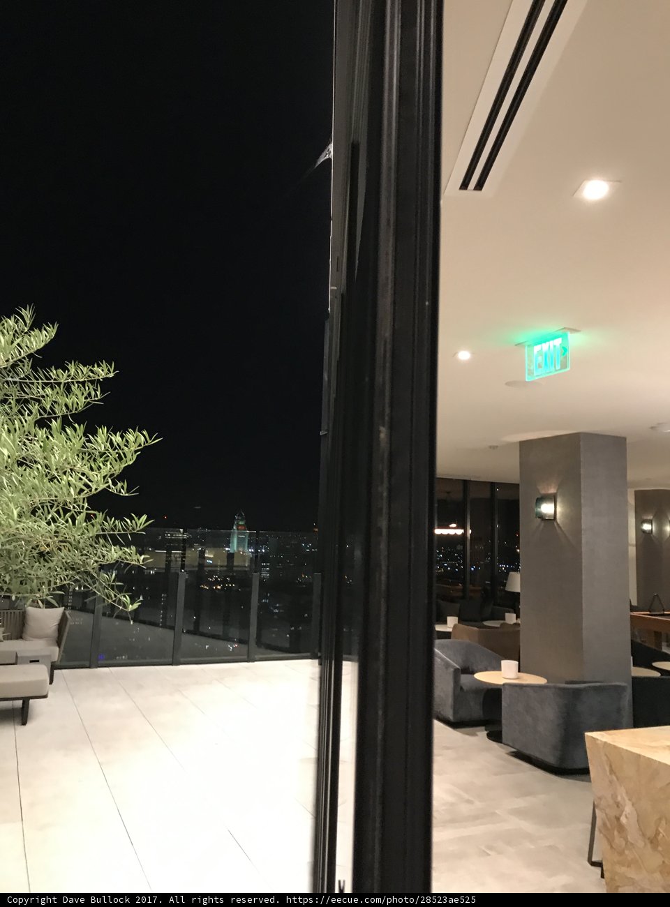 Nighttime Ambiance of a Trendy Building