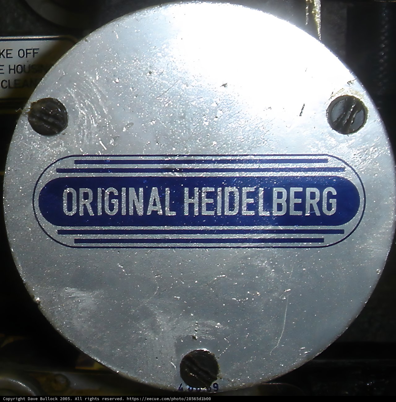 Original Heidelberg Logo Close-up