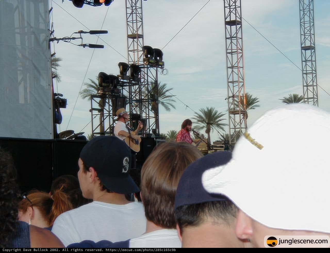 Coachella Crowd Enjoys Outdoor Performance