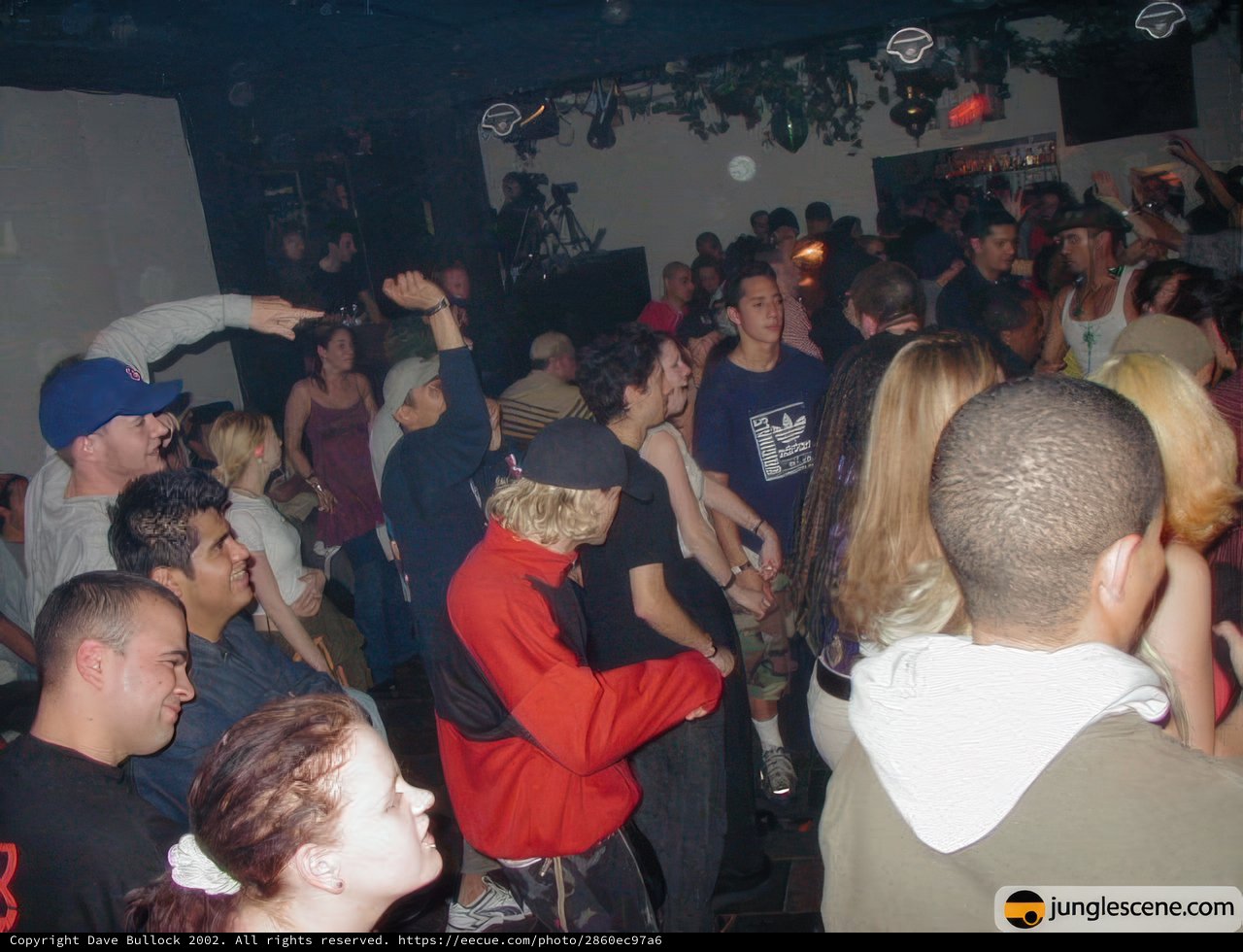 Solo Dancer in a Packed Night Club