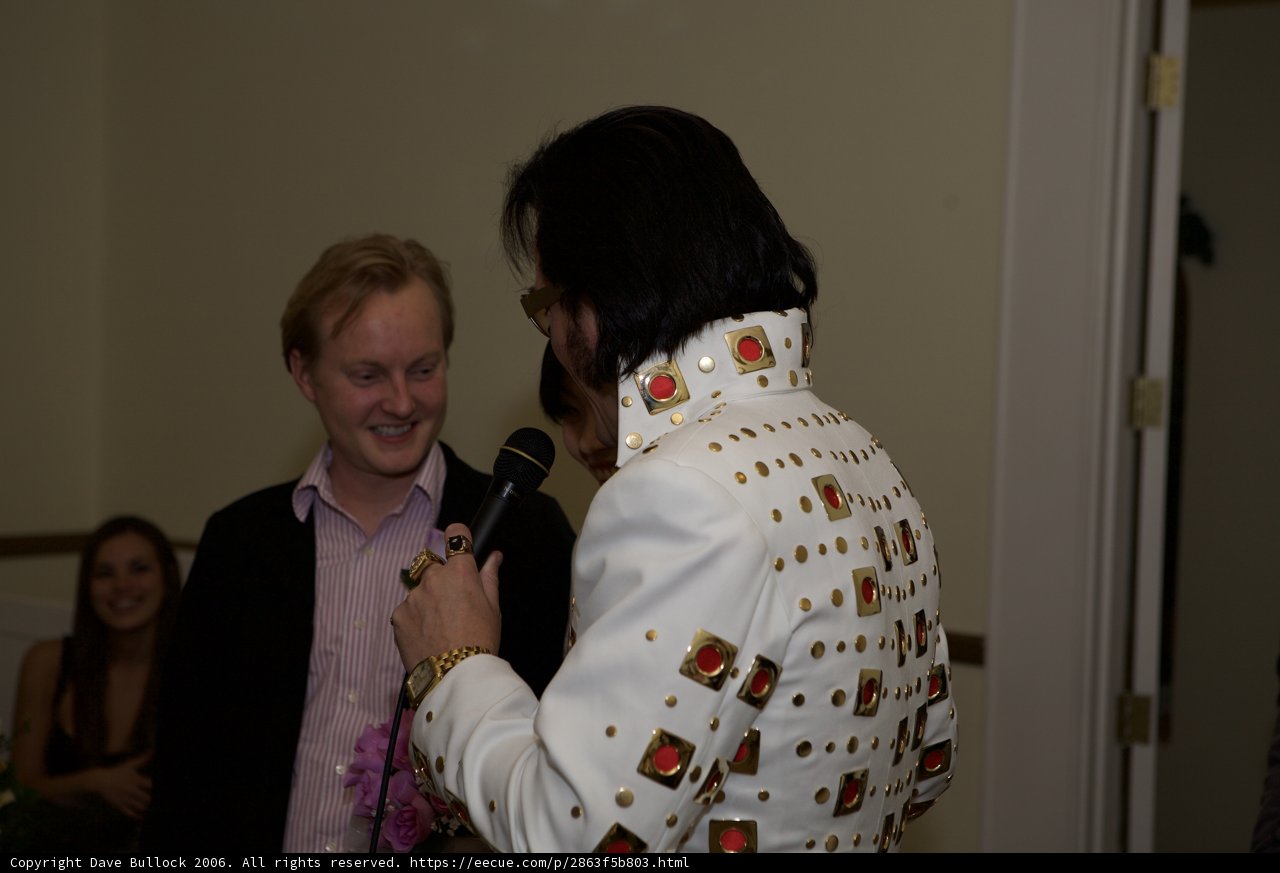 Elvis at the Tribute Event