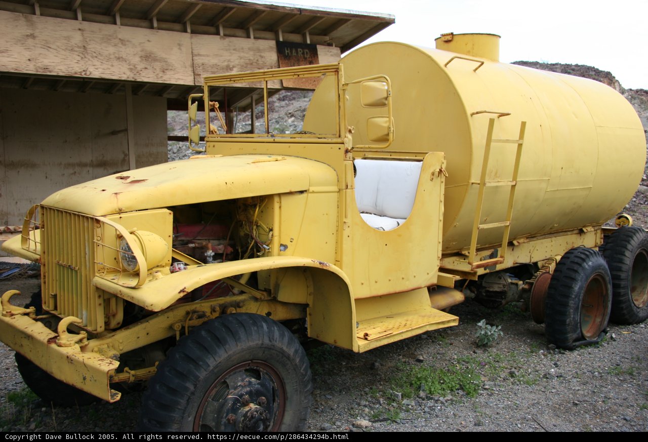 Yellow Truck with Tank