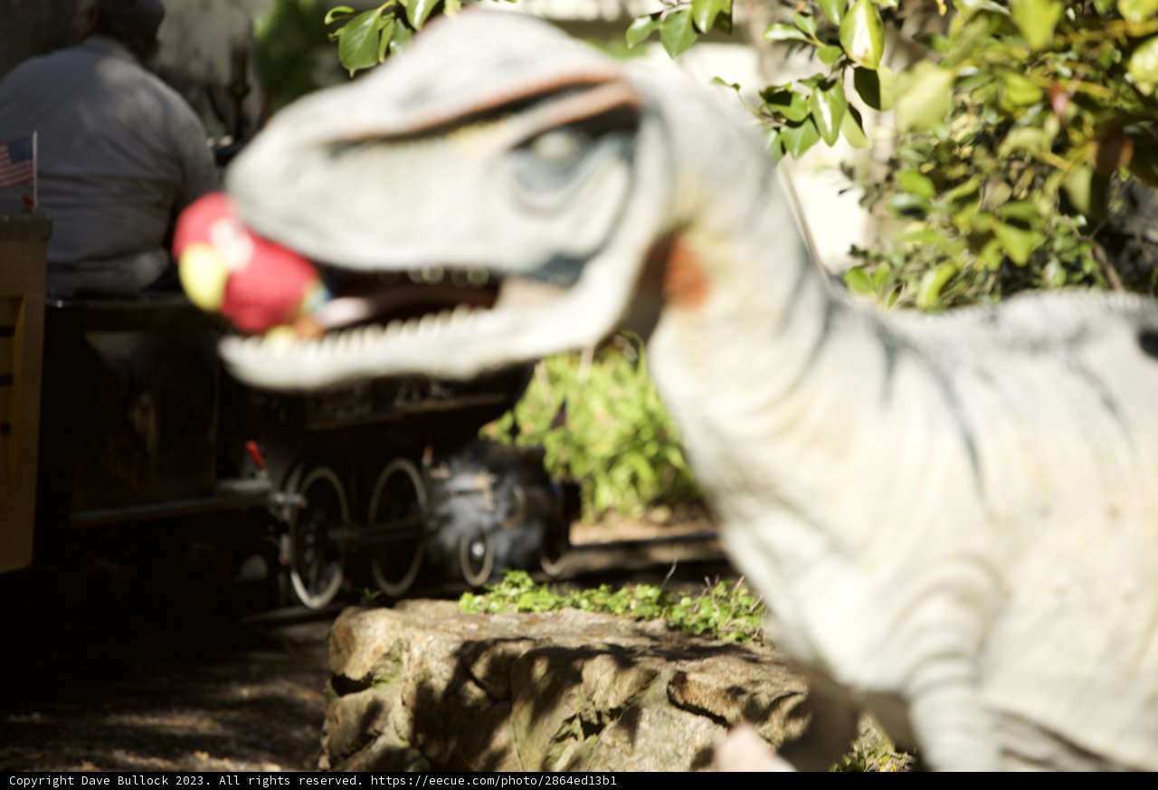 Apple-Bearing Dino Delight at SF Zoo