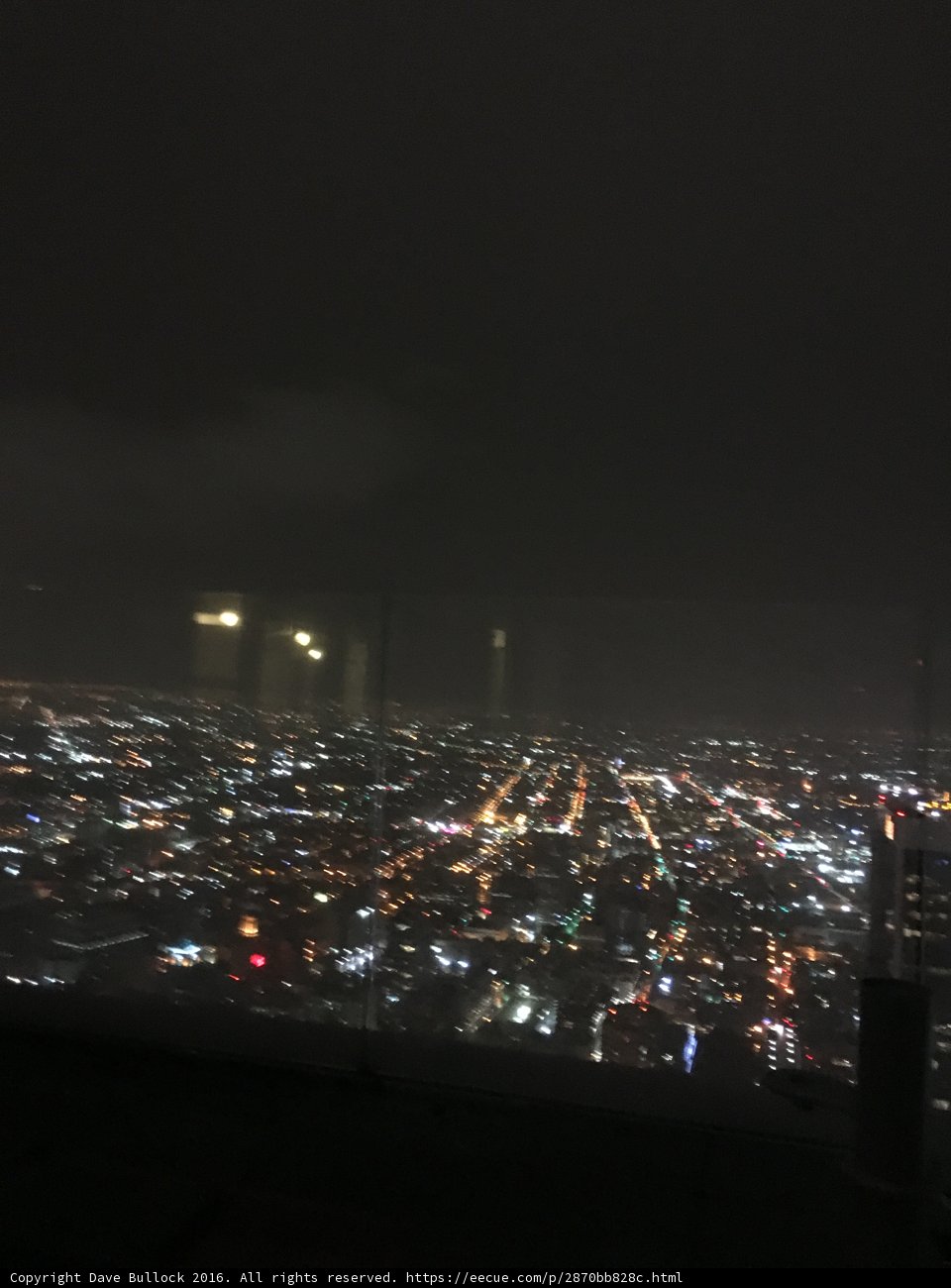 Overlooking the City of Angels at Night