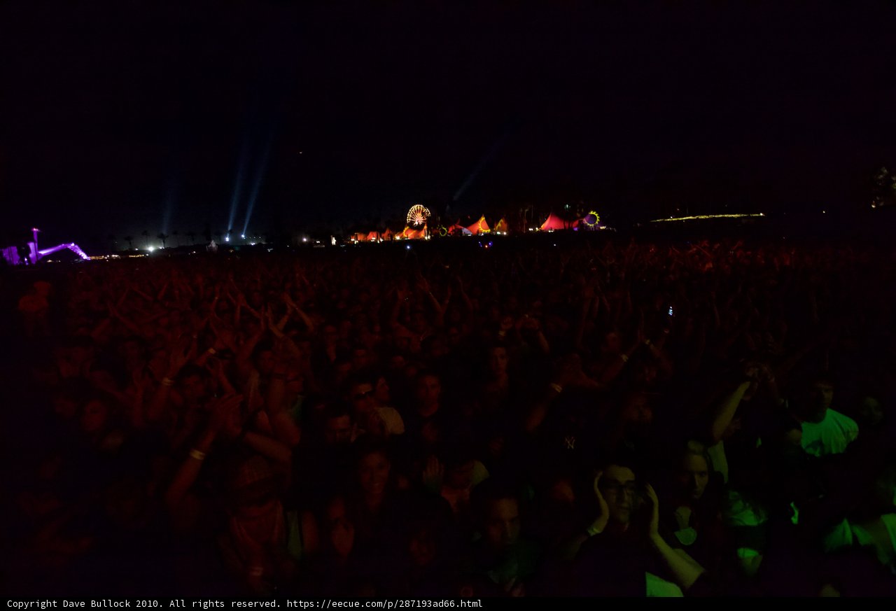 Lights and Hands Up at Coachella