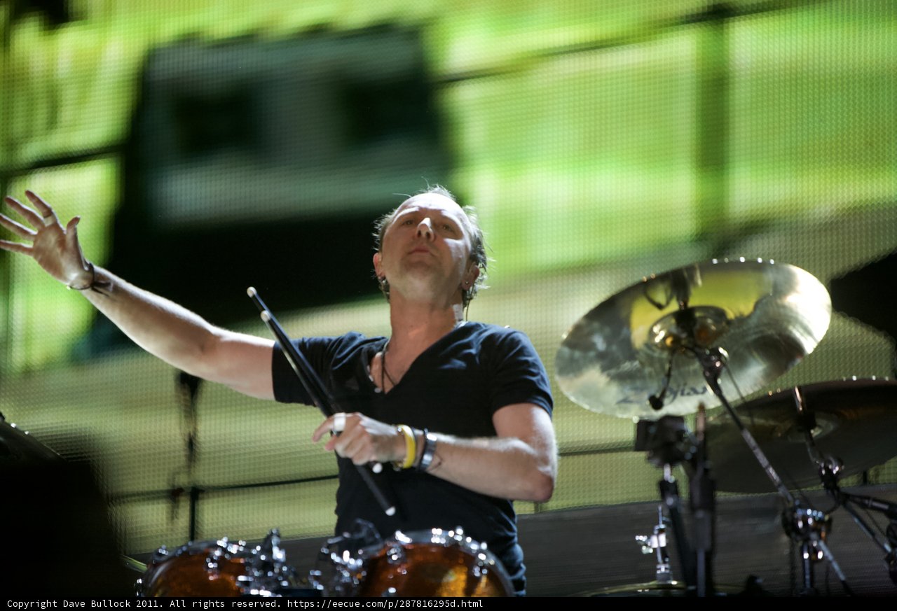 Lars Ulrich Rocks the Big Four Festival