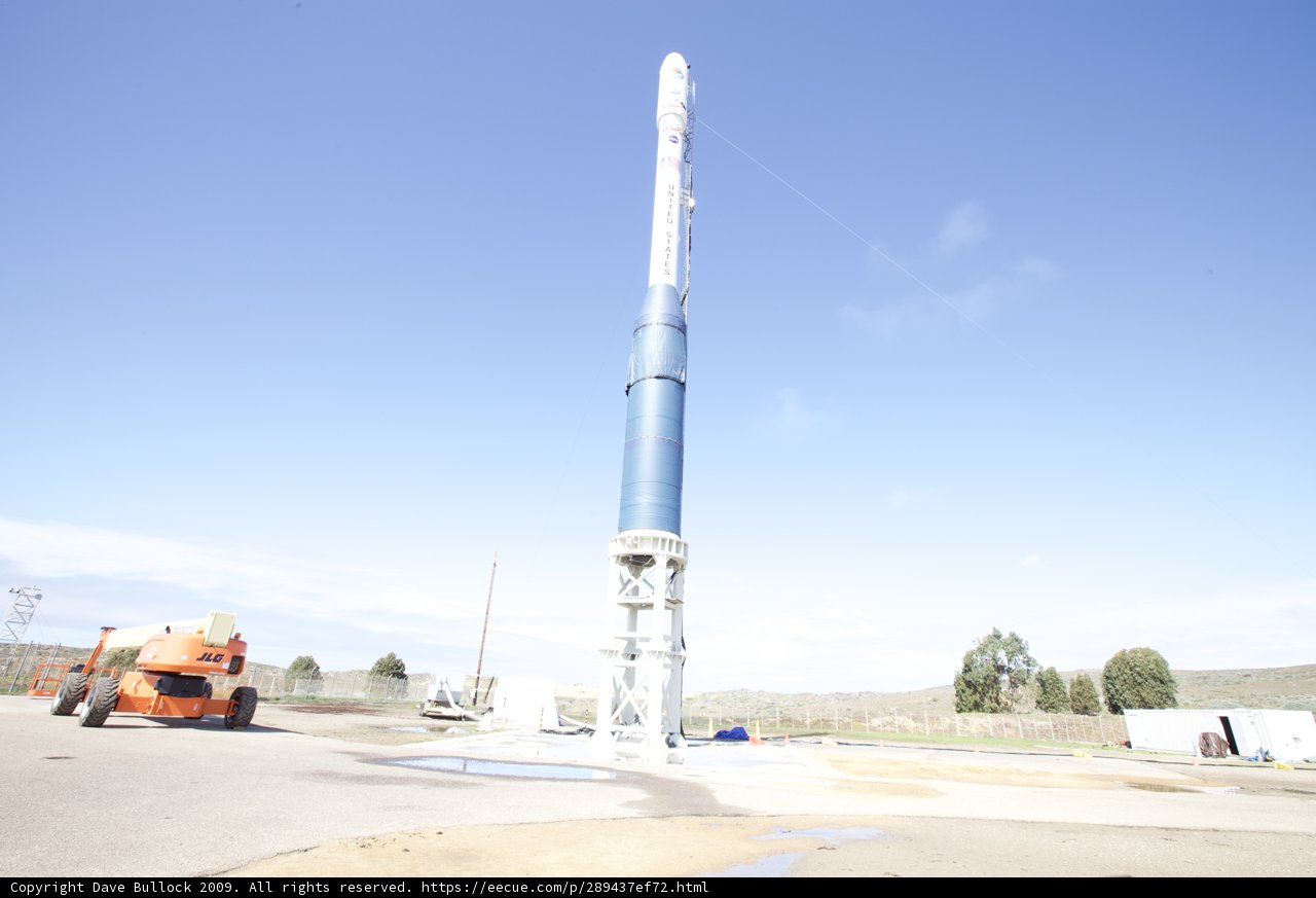 Rocket atop a Building