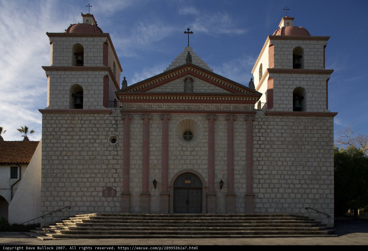 The Stunning Clock Tower of Santa Barbara Mission
