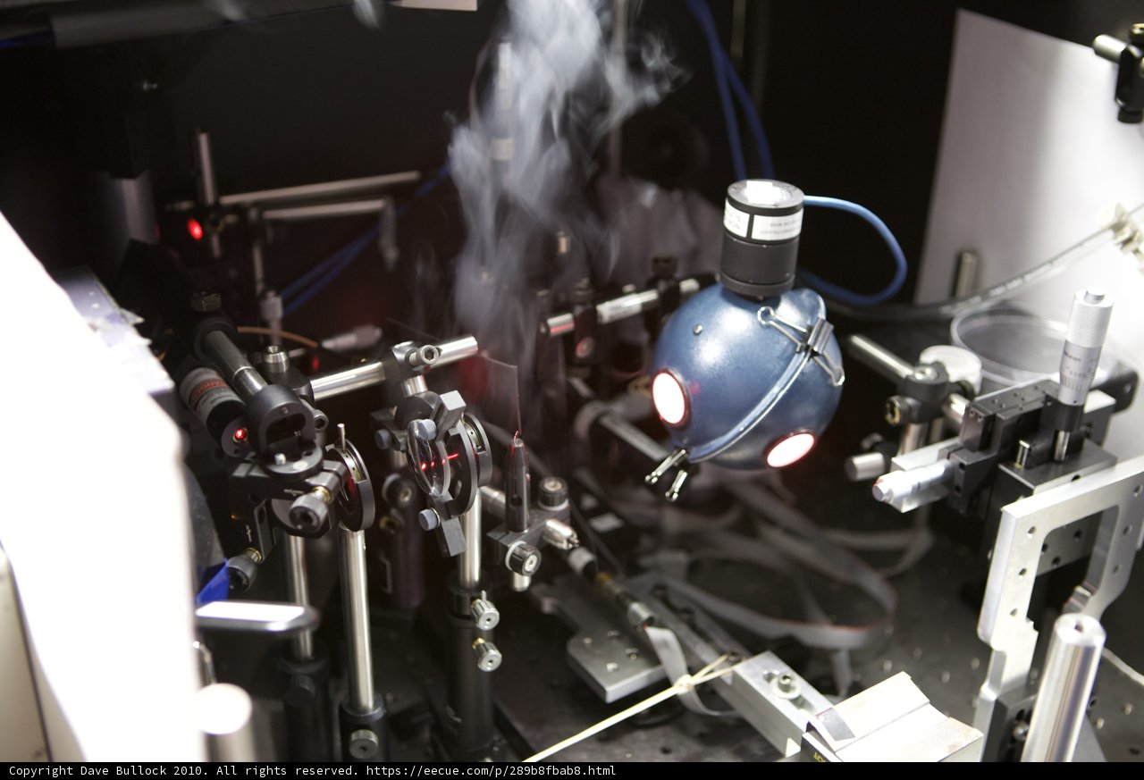 Smoke-Belching Machine in the Factory