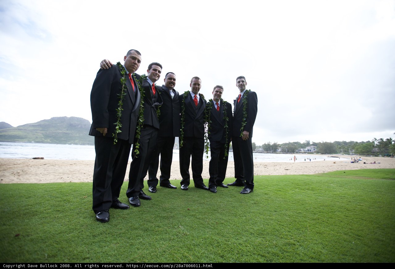 Groomsmen Gathering on the Beach
