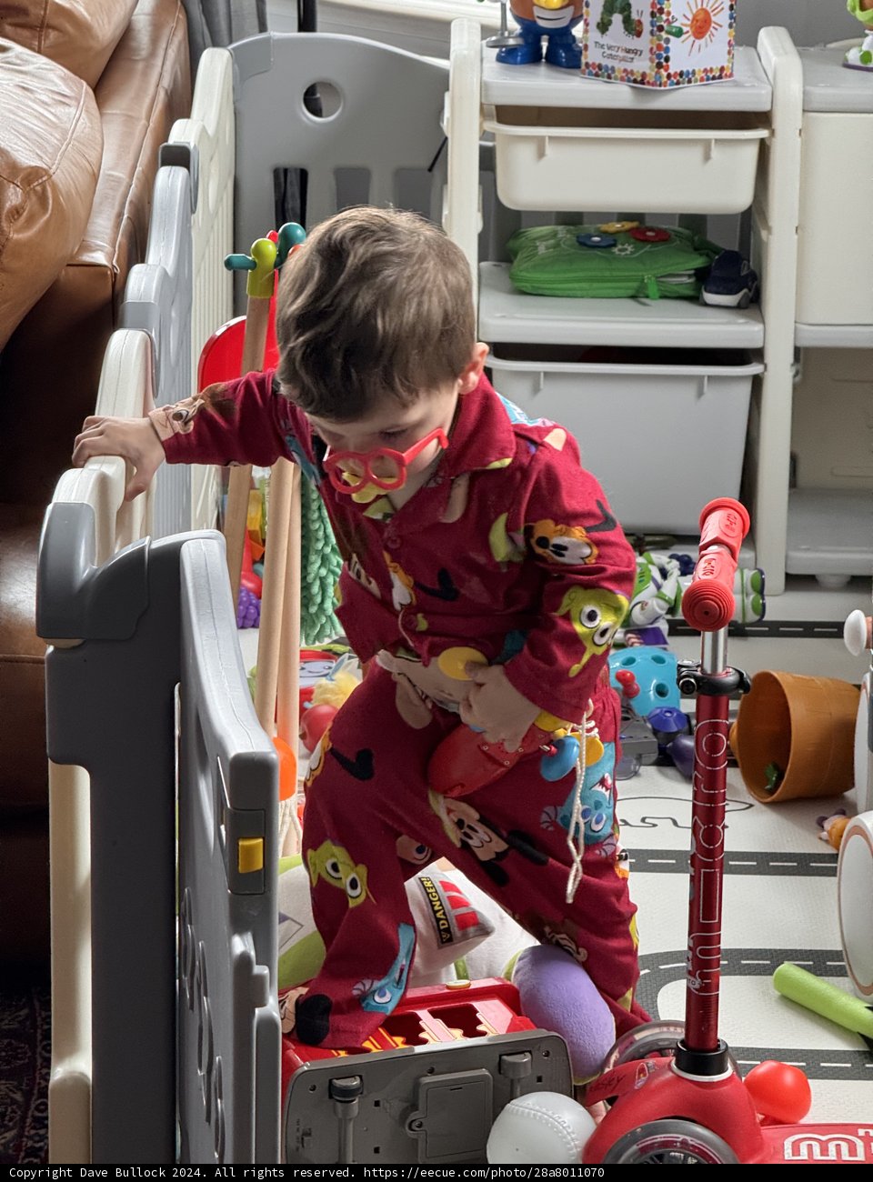 Playful Moments in Pajamas