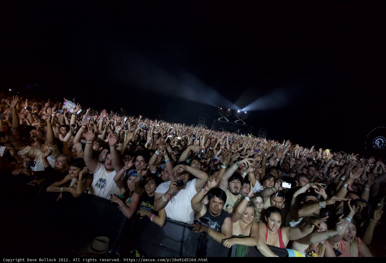 Euphoria in the Night Sky at Coachella