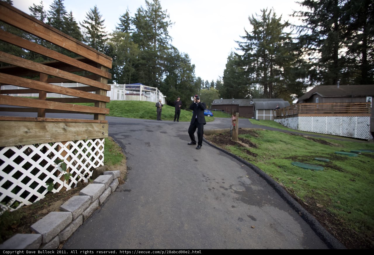 Walking down the Driveway