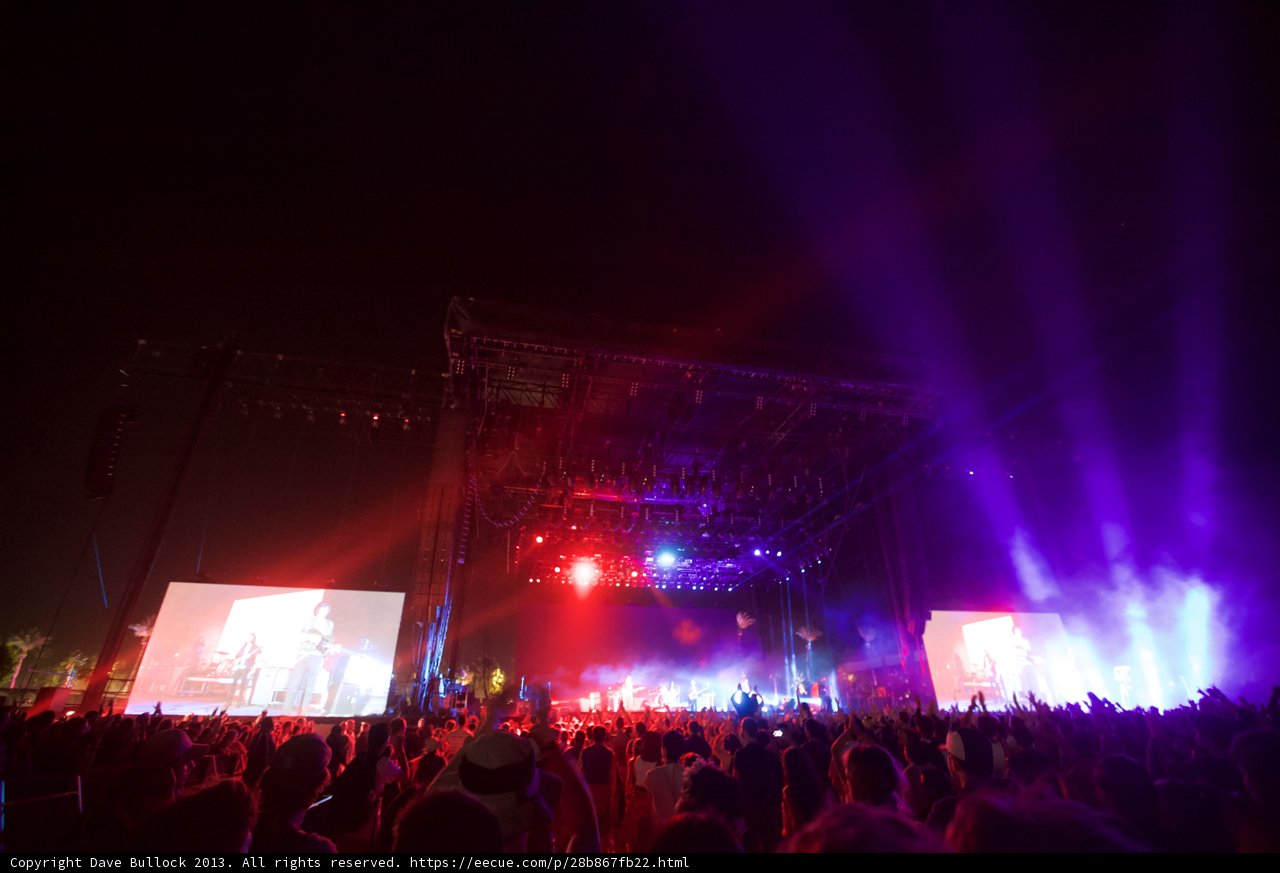 The Electric Atmosphere of a Rock Concert