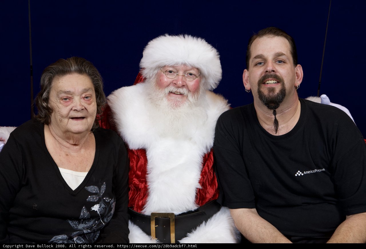 Festive Santa Claus at APC Christmas Party