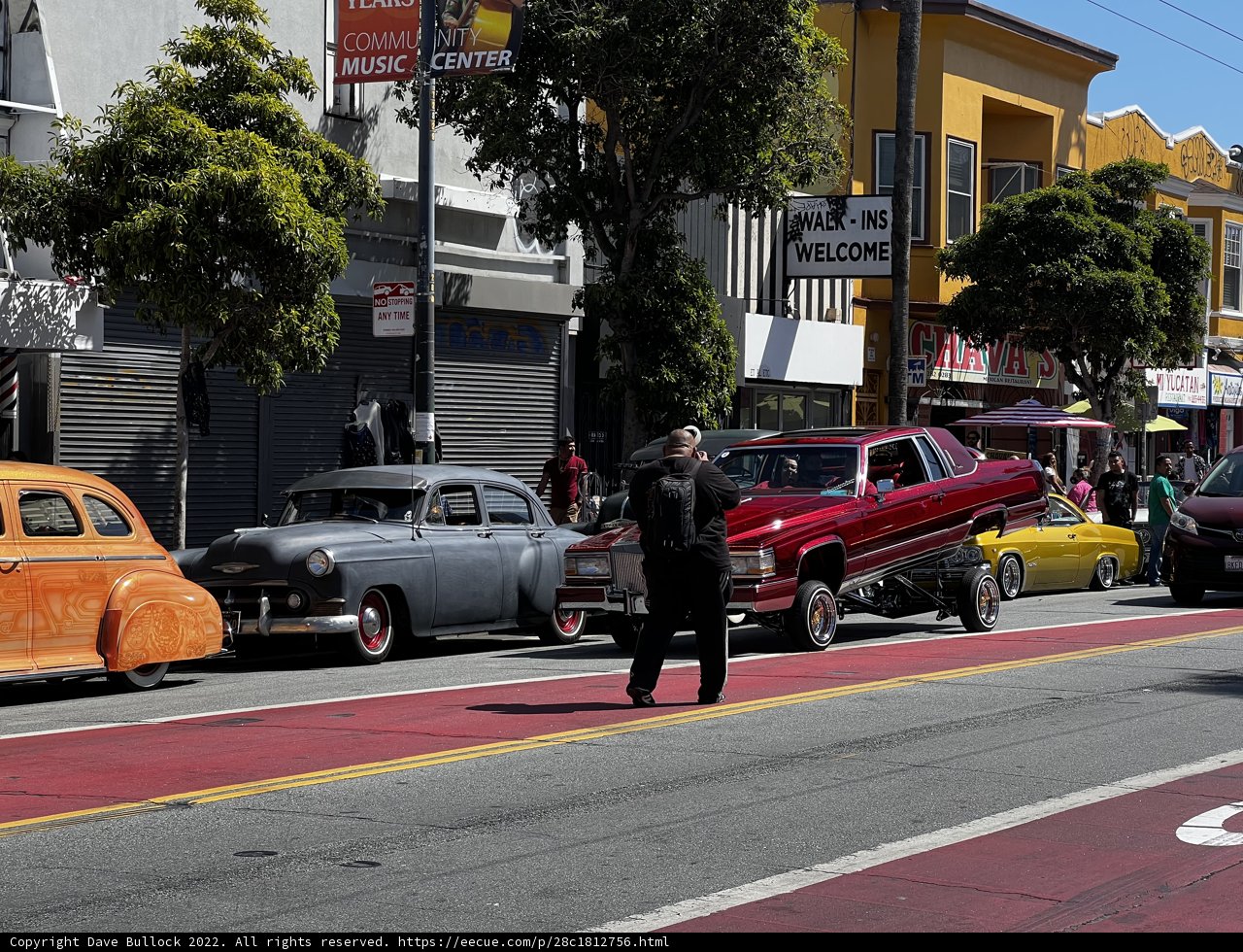The Man in the Middle of the San Francisco Street