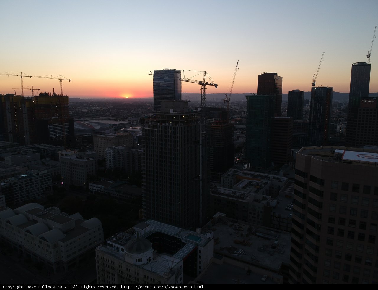 Sunset over the Metropolis