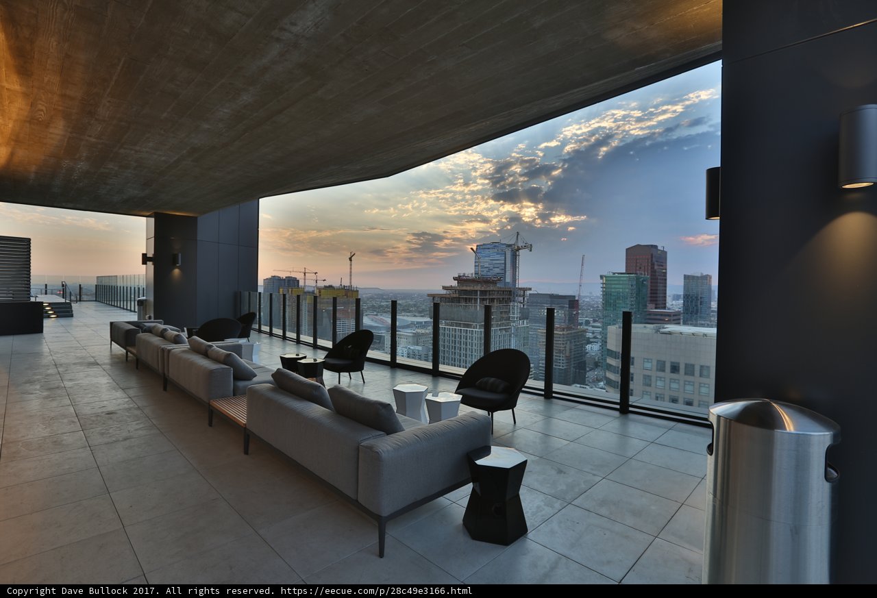 Rooftop Cityscape