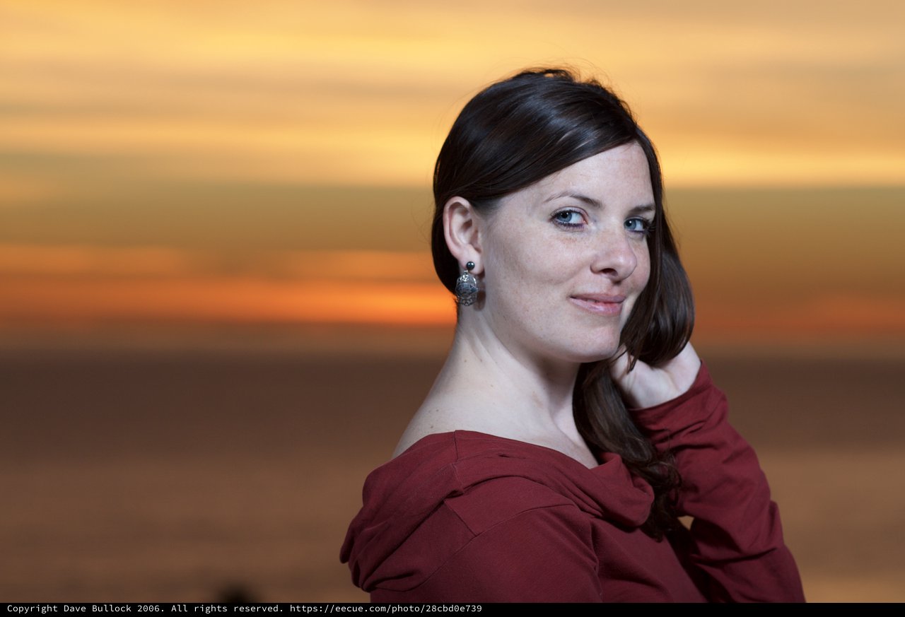 Penelope at Sunset: A Portrait in Golden Light