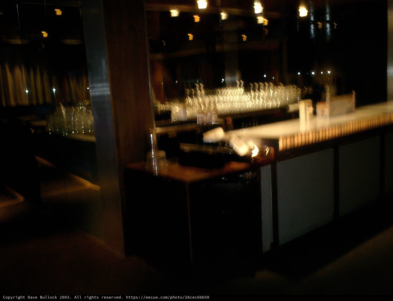 Blurry Night at the Pub