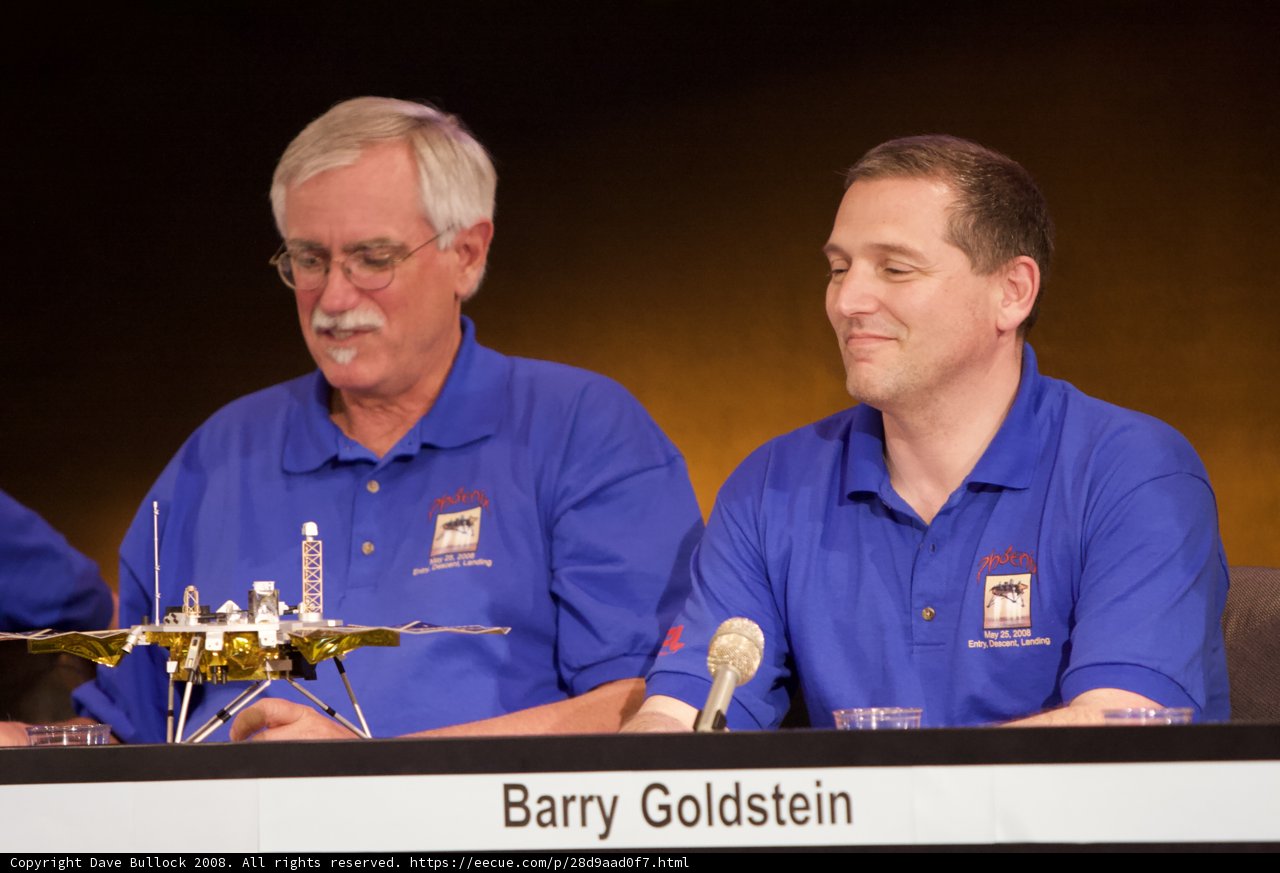 Phoenix Landing Press Conference: Two Men and a Microphone