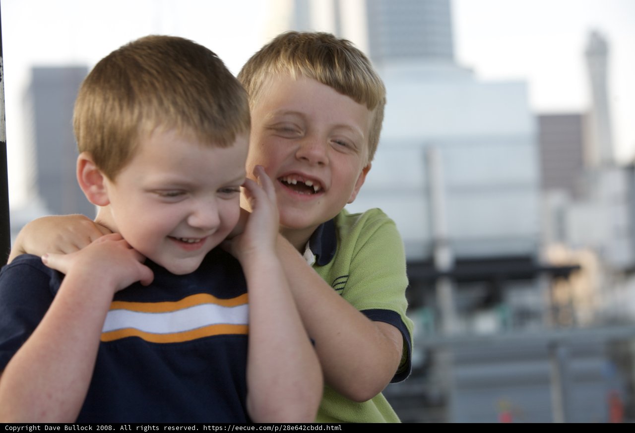 Two Boys Sharing a Smile