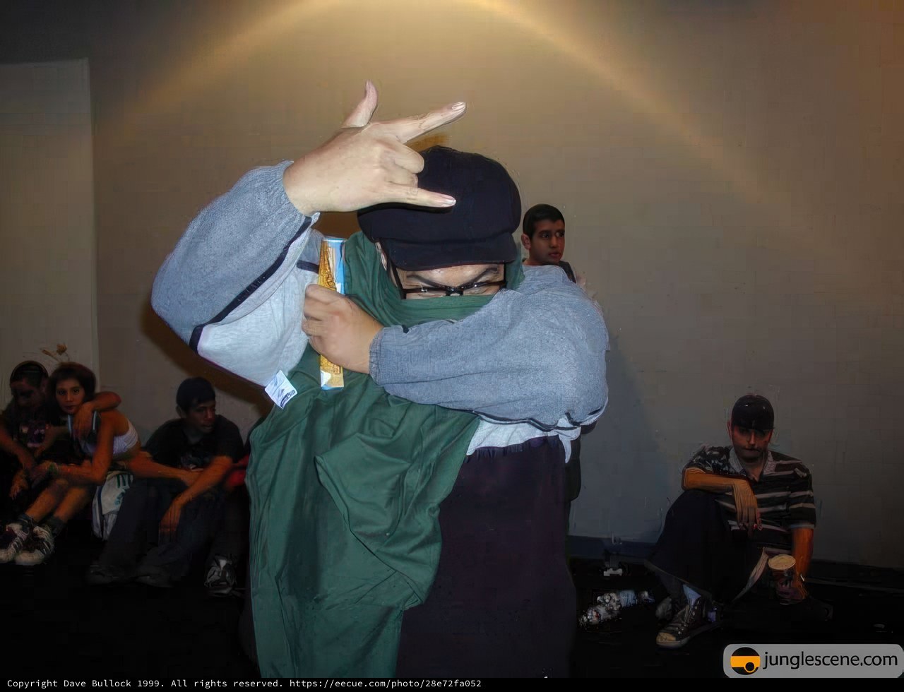 Hoodie Man in Midtown Shopping Center
