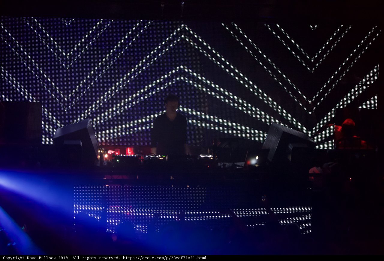 DJ lights up the stage